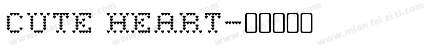 Cute Heart字体转换